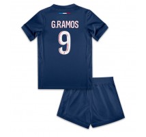 Paris Saint-Germain Goncalo Ramos #9 Koszulka Podstawowa dzieci 2024-25 Krótki Rękaw (+ krótkie spodenki)